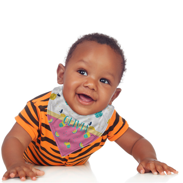 Summer Lemonade Bandana Bib - (Lifestyle 1 boy)