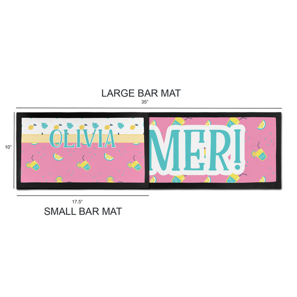 Summer Lemonade Bar Mats - Sizing Chart