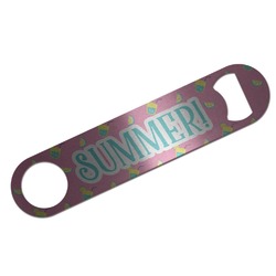 Summer Lemonade Bar Bottle Opener - Silver w/ Name or Text