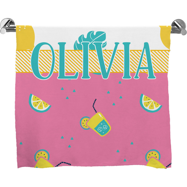 Custom Summer Lemonade Bath Towel (Personalized)