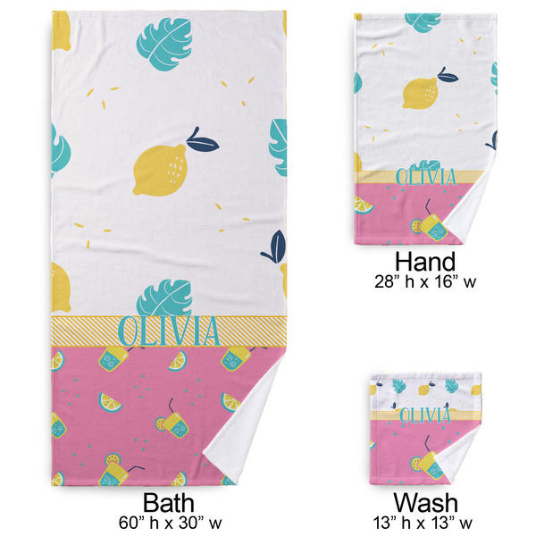 Summer Lemonade Bath Towel Sets - 3-piece - Approval