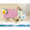 Summer Lemonade Beach Towel Lifestyle