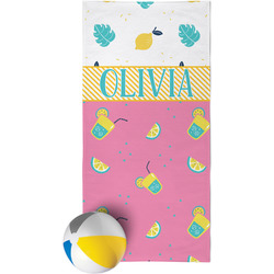 Summer Lemonade Beach Towel (Personalized)