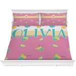Summer Lemonade Comforter Set - King (Personalized)