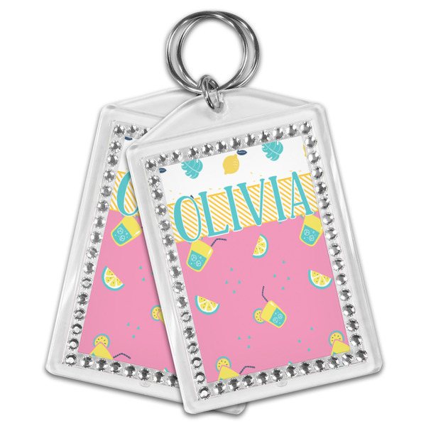 Summer Lemonade Bling Keychain - MAIN