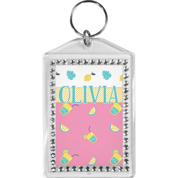 Custom Summer Lemonade Bling Keychain (Personalized)
