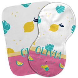 Summer Lemonade Burp Cloth (Personalized)