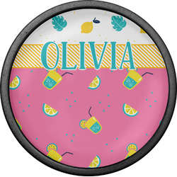 Summer Lemonade Cabinet Knob (Black) (Personalized)