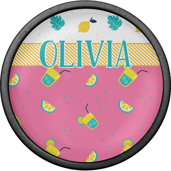 Summer Lemonade Cabinet Knob - Black - Front