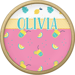 Summer Lemonade Cabinet Knob - Gold (Personalized)