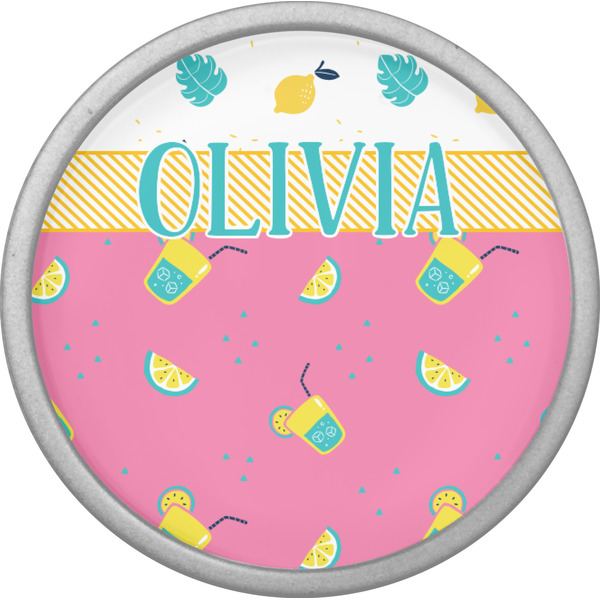 Summer Lemonade Cabinet Knob - Nickel - Front