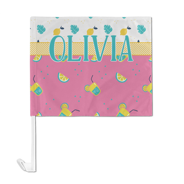 Summer Lemonade Car Flag - Large - FRONT