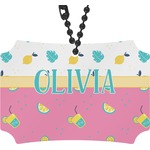 Summer Lemonade Rear View Mirror Ornament (Personalized)