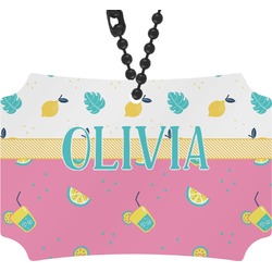 Summer Lemonade Rear View Mirror Ornament (Personalized)