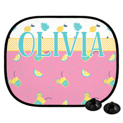 Summer Lemonade Car Side Window Sun Shade (Personalized)