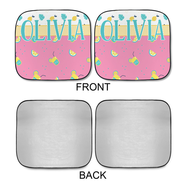 Summer Lemonade Car Sun Shades - APPROVAL