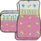 Summer Lemonade Car Floor Mats Set - 2 Front & 2 Back (Personalized)