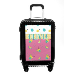 Summer Lemonade Carry On Hard Shell Suitcase (Personalized)