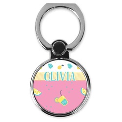 Summer Lemonade Cell Phone Ring Stand & Holder (Personalized)