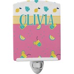 Summer Lemonade Ceramic Night Light (Personalized)