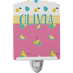 Summer Lemonade Ceramic Night Light (Personalized)