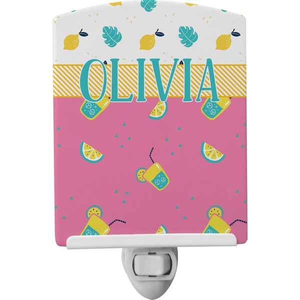 Custom Summer Lemonade Ceramic Night Light (Personalized)