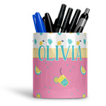 Summer Lemonade Ceramic Pen Holder