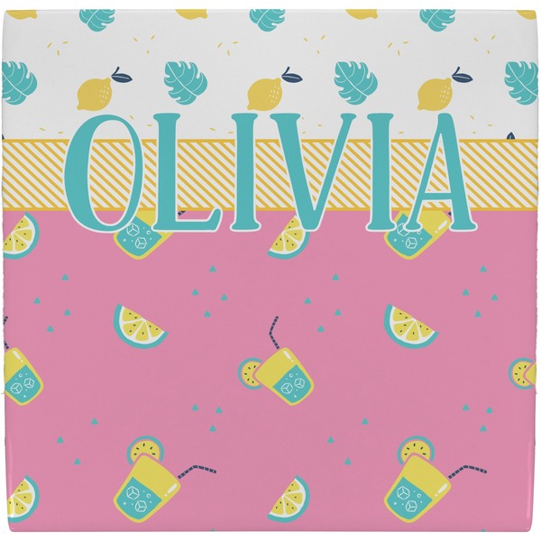 Custom Summer Lemonade Ceramic Tile Hot Pad (Personalized)