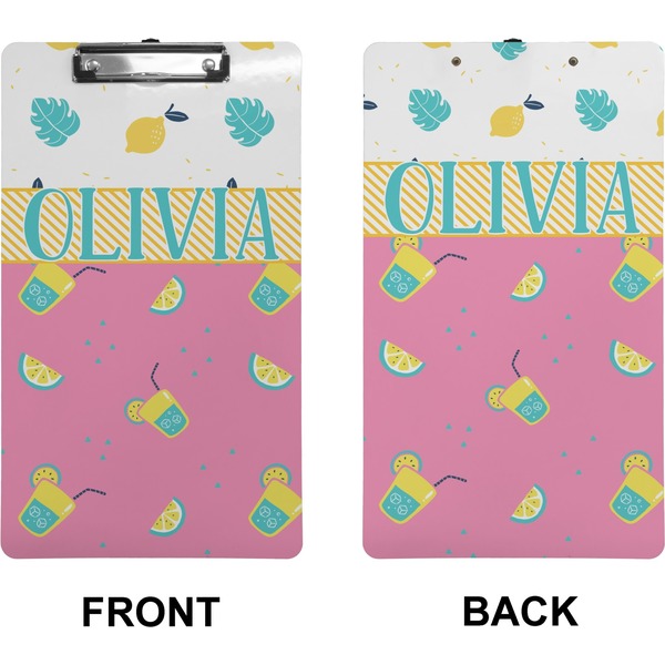 Summer Lemonade Clipboard (Legal) (Front + Back)