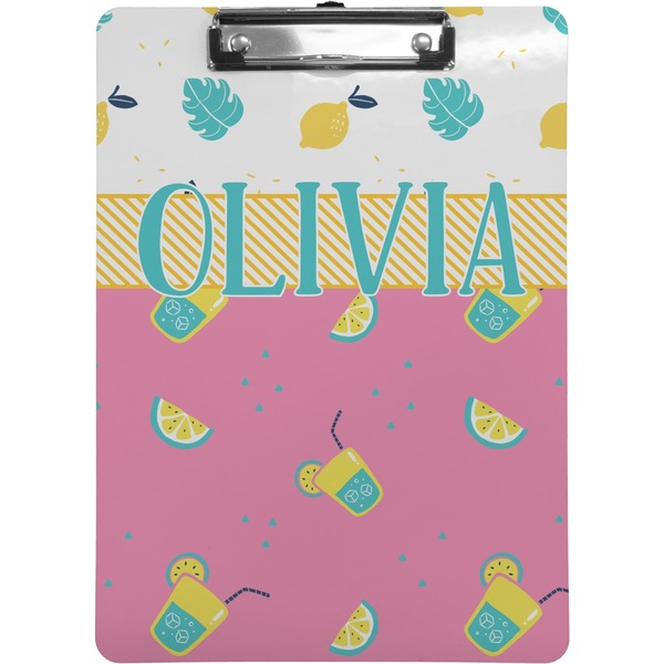 Custom Summer Lemonade Clipboard (Letter Size) (Personalized)