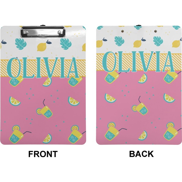 Summer Lemonade Clipboard (Letter) (Front + Back)