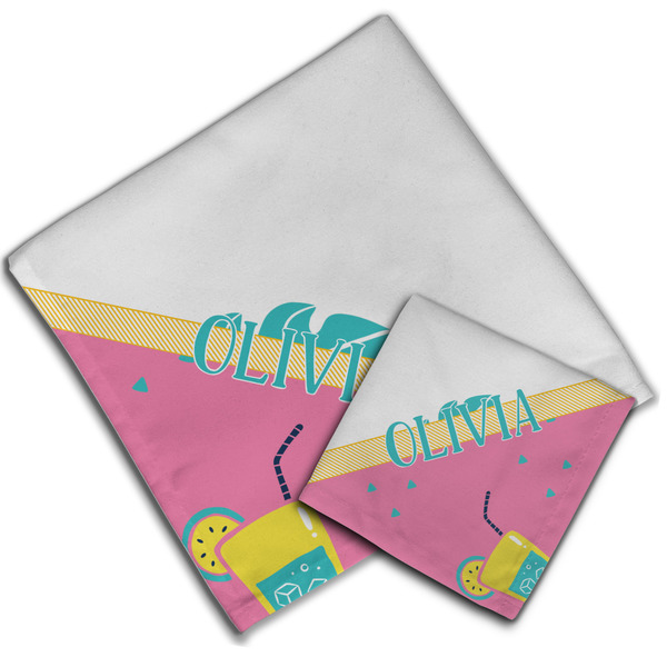Summer Lemonade Cloth Napkins - Personalized Lunch & Dinner (PARENT MAIN)