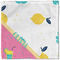 Summer Lemonade Cloth Napkins - Personalized Lunch (Single Full Open)