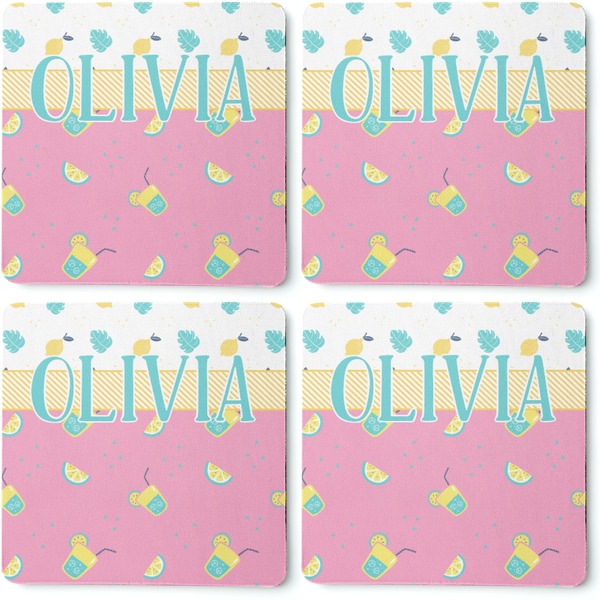 Summer Lemonade Coaster Rubber Back - Apvl