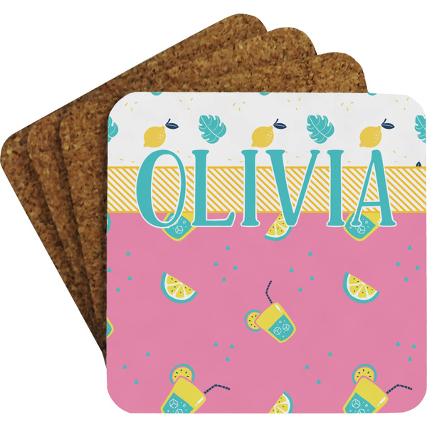 Summer Lemonade Coaster Set (Personalized)