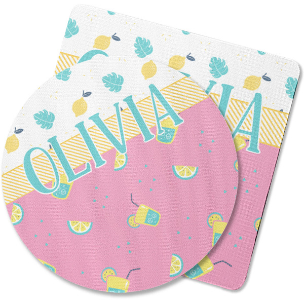 Custom Summer Lemonade Rubber Backed Coaster (Personalized)
