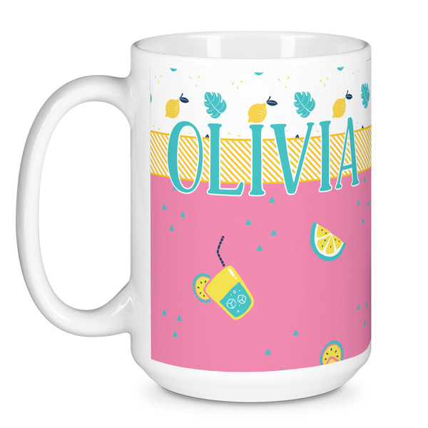 Summer Lemonade Coffee Mug - 15 oz - White