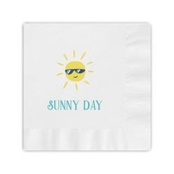 Summer Lemonade Coined Cocktail Napkins (Personalized)