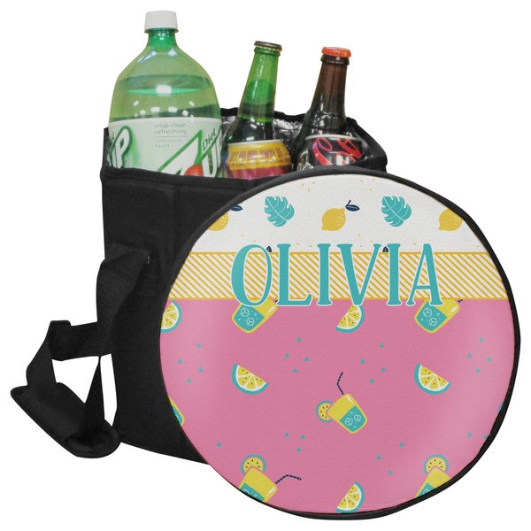 Custom Summer Lemonade Collapsible Cooler & Seat (Personalized)