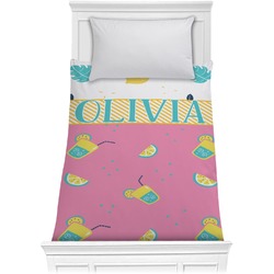 Summer Lemonade Comforter - Twin (Personalized)