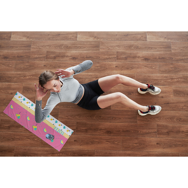 Summer Lemonade Cooling Towel- Lifestyle