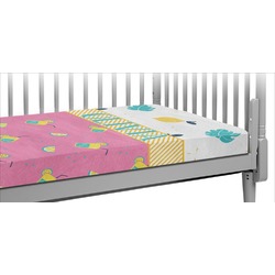 Summer Lemonade Crib Fitted Sheet (Personalized)
