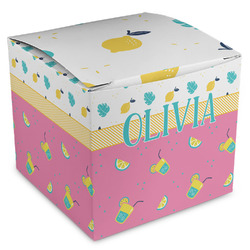 Summer Lemonade Cube Favor Gift Boxes (Personalized)
