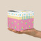 Summer Lemonade Cube Favor Gift Box - On Hand - Scale View