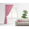 Summer Lemonade Curtain With Window and Rod - in Room Matching Pillow