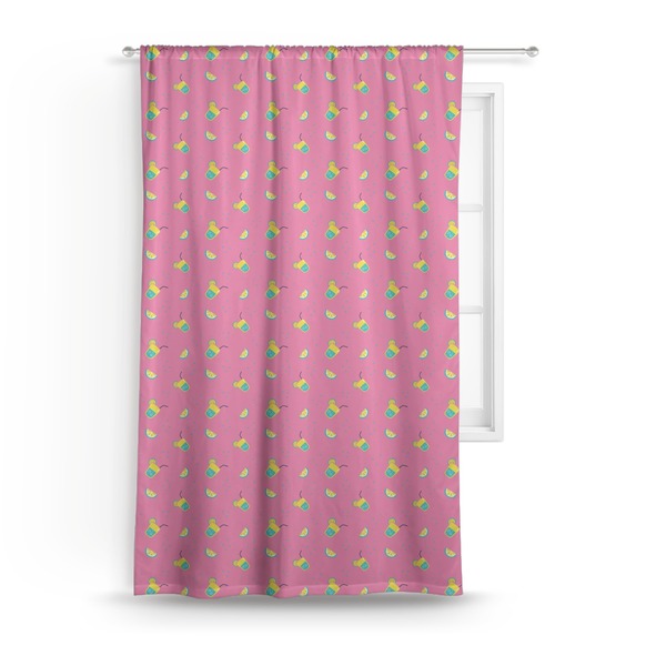 Custom Summer Lemonade Curtain - 50"x84" Panel