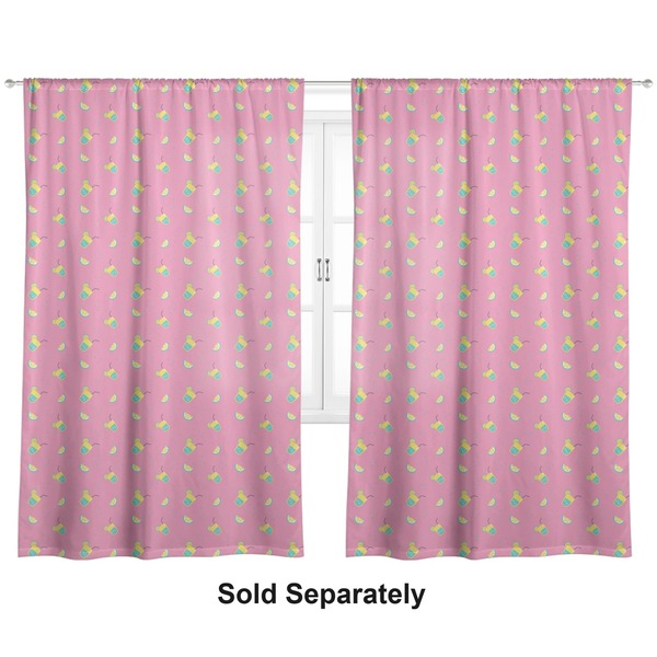 Custom Summer Lemonade Curtain Panel - Custom Size