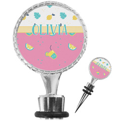 Summer Lemonade Wine Bottle Stopper (Personalized)