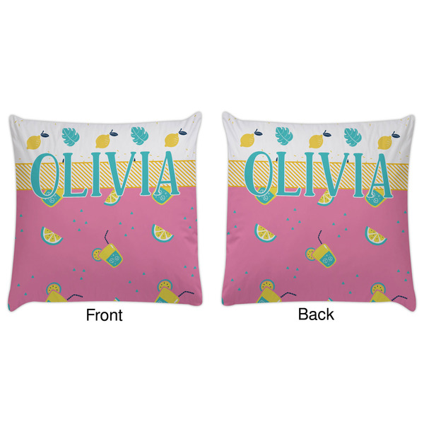 Summer Lemonade Decorative Pillow Case - Approval
