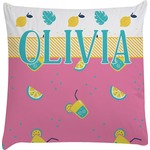 Summer Lemonade Decorative Pillow Case (Personalized)